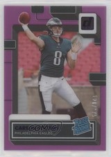 2022 Panini Clearly Donruss Rated Rookie Purple 120/175 Carson Strong #61 n1u