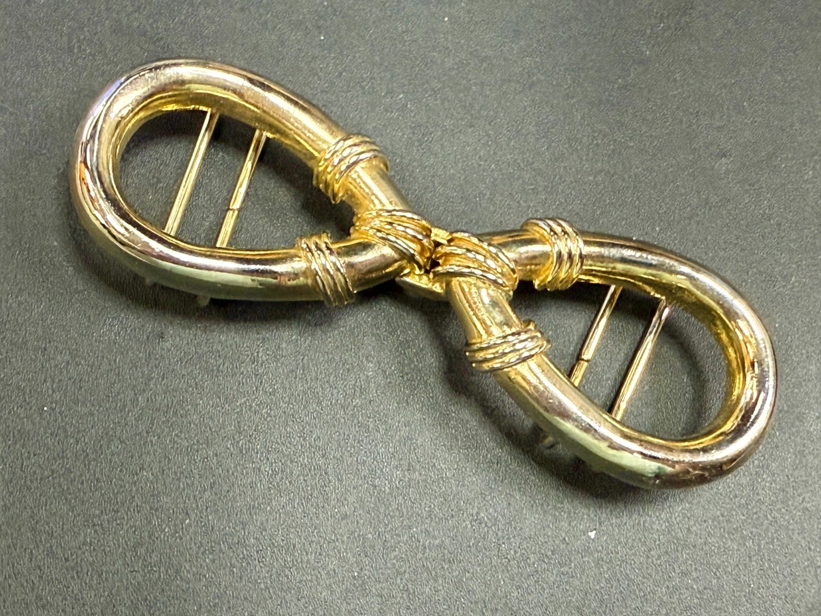 Infinity Symbol Interlocking Two Piece Vintage Fi… - image 20