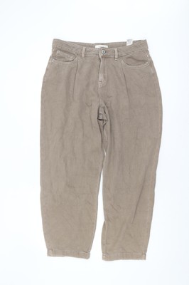 Marks and Spencer Damen Hose Beige Regular Fit
