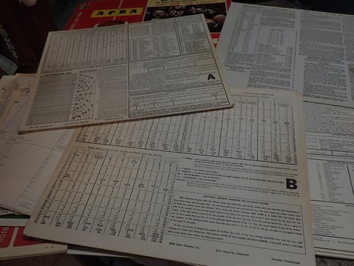 APBA Football Board Game Pro League XF82 not complete - vintage - Picture 9 of 19
