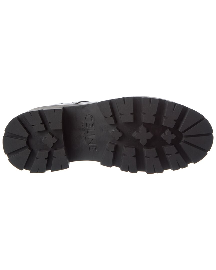 Celine Triomphe Leather Derby Women's Black 40 image 4