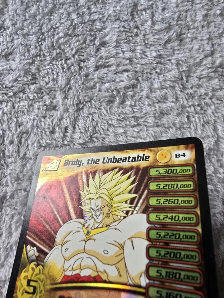 DBZ Dragon Ball Z FOIL Broly, The Unbeatable B4 CCG Limited Broly Subset MP - Image 2 of 4