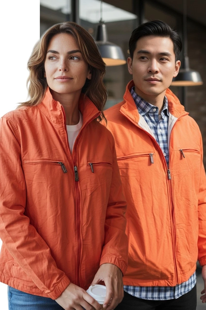 Michael Kors Nylon Outer Shell Orange Coats, Jackets & Vests for