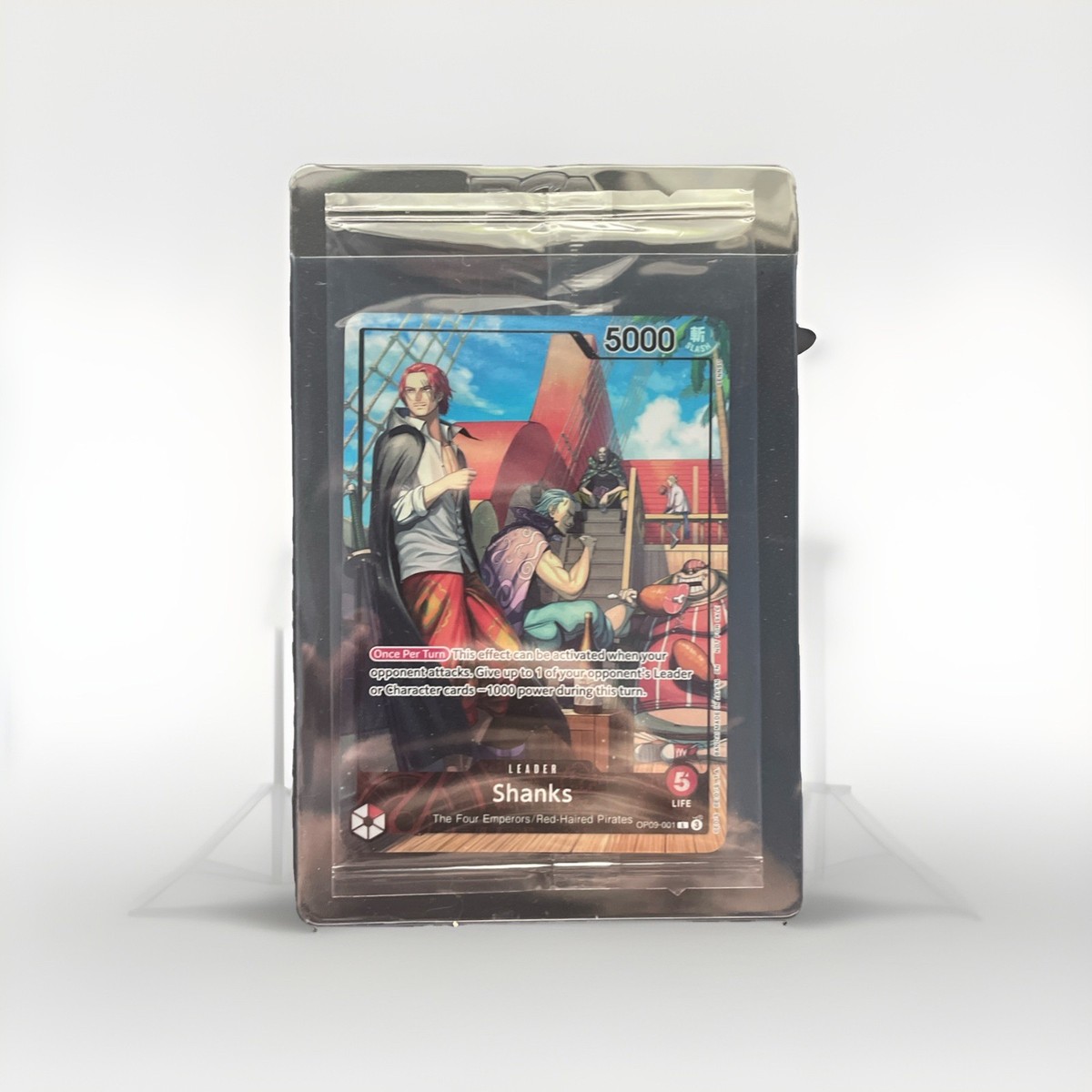 SHANKS One Piece TCG OP09-001 July 2025 Promo PSA Sealed | eBay