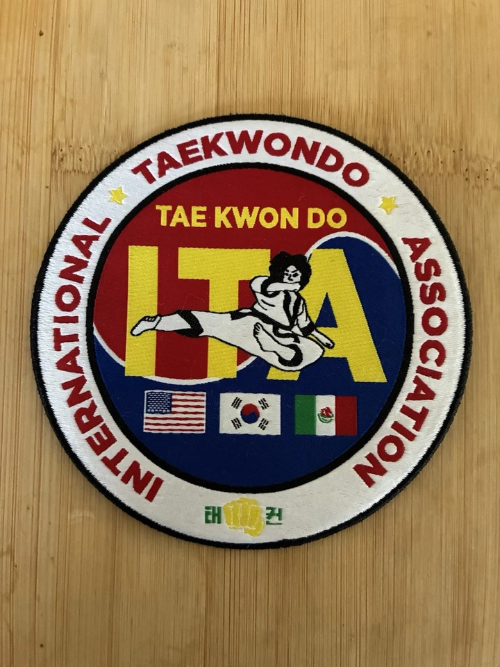 Taekwondo Martial Arts Patch  4 Inch TKD - Image 3 of 3