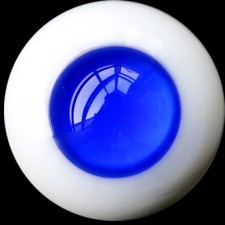 Nice 22mm flatback no pupils Sky-Blue Glass Eyes for Reborn/newBorn BJD Doll