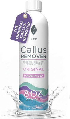Lee Beauty 8Oz Professional Gel Callus Remover for Feet - Original Fast-Acting F