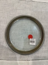 ANNIEGLASS ROMAN ANTIQUE PLATINUM Hors D'Oeuvre Plate, NEW WITH TAGS