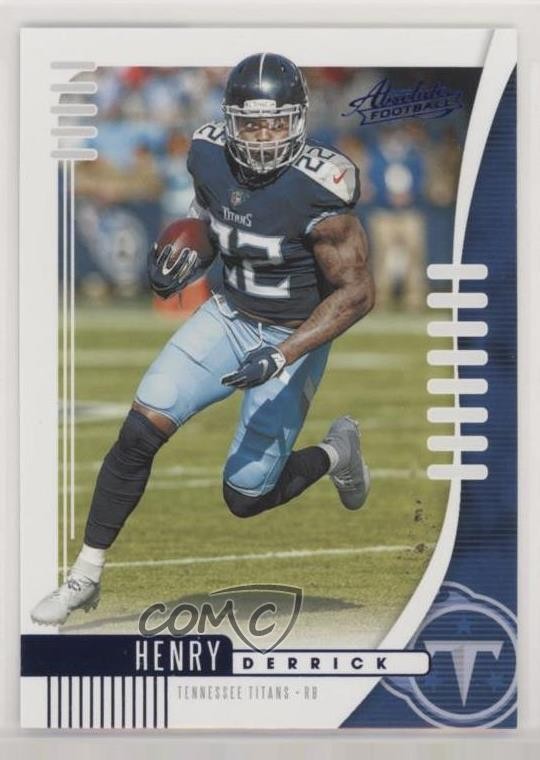 2019 Panini Absolute Blue Derrick Henry #33 0c6