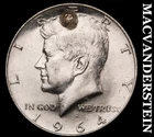 1964 Silver Kennedy Half Dollar-Damaged Scarce Better Date No Reserve #G7608