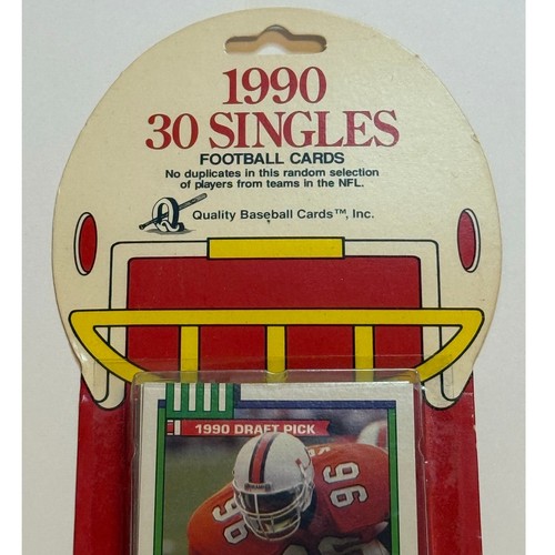 2 SEALED Packs of Topps 1990 30 Singles Football Cards - Picture 5 of 6