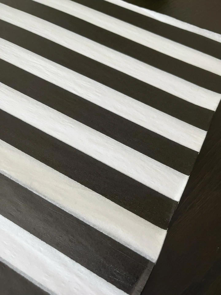 BLACK STRIPES Design Tissue Paper Sheet Choose Size & Package Amount - Image 2 of 4