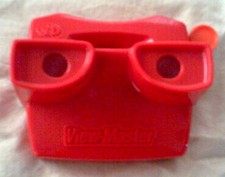 RED VIEW-MASTER 3D WITH 4 REELS - MARINE LIFE