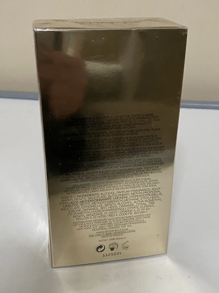 Туалетная вода-спрей EAU MEGA VIKTOR & ROLF 1,7 жидкой унции *СНЯТА С ПРОИЗВОДСТВА* РЕДКАЯ* ТРУДНО НАЙТИ* ЗАПЕЧАТАННАЯ* - Изображение 3 из 4