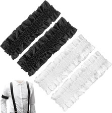 4pcs Sleeve Garters for Men,Roaring 20s Armband Garter for Men,Anti Slip Stre...