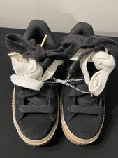 PUMA x FENTY di Rihanna Creeper Phatty con 2 lacci (bianco e nero) taglia 7 donna