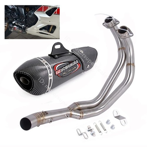 Full System for Yamaha YZF R7 MT-07 XSR700 2025-2026 Exhaust Header Muffler Tips