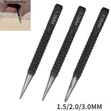 Center Punch Hand Tools Hole Pointer Positioning Strong Wood 1.5/2/3mm
