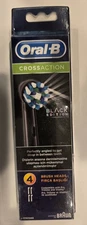 Oral-B Cross Action Black Edition Brush Heads 4 Pack