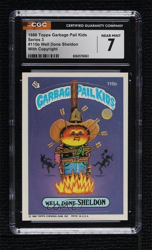 1986 Topps Garbage Pail Kids Series 3 #115b CGC 7 0ed5