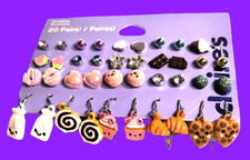 Claire's Teens/Girls New with Tags 20 Pairs Assorted Stud Earrings Multicolor