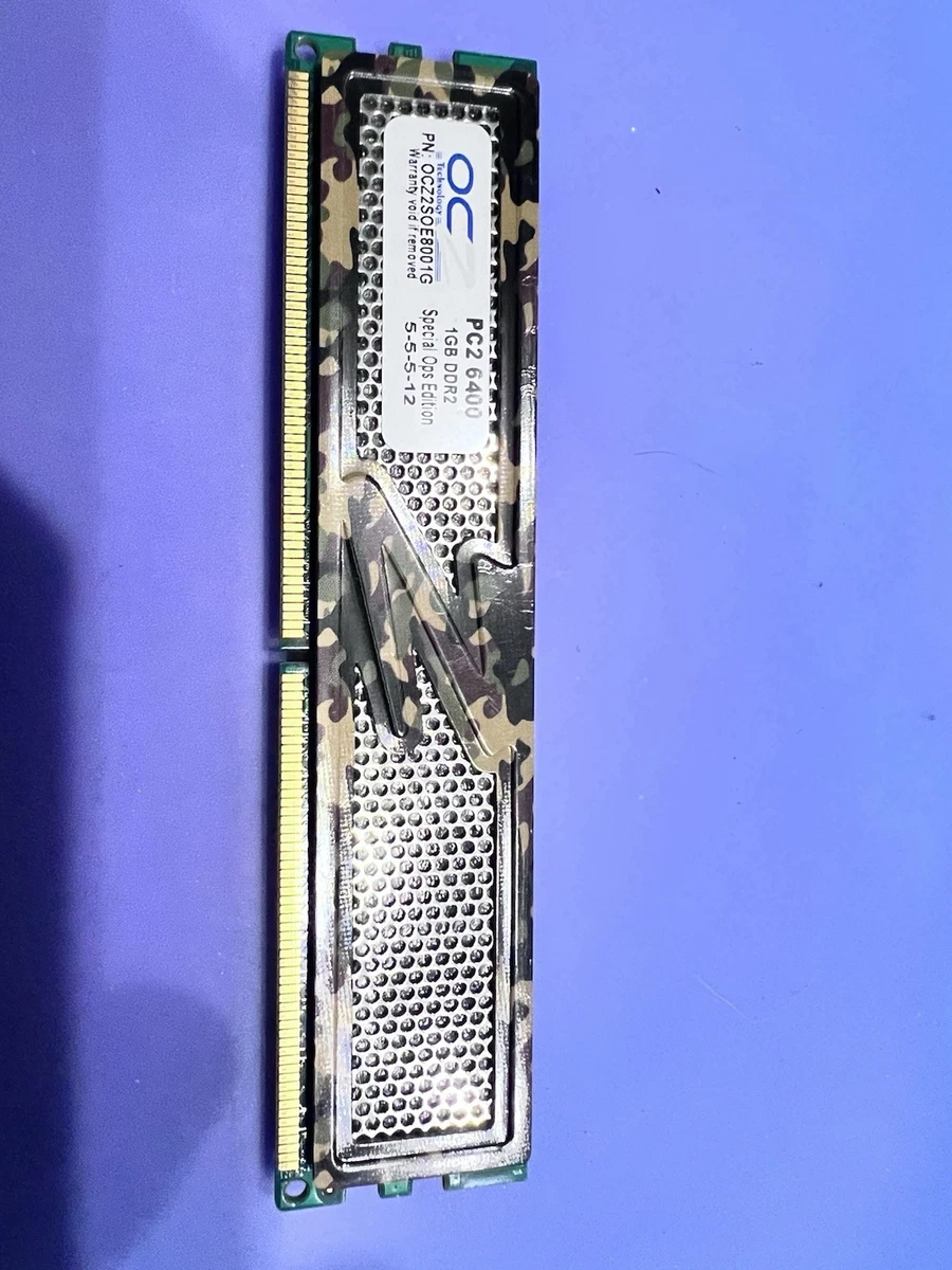 Lot De 20 Barrettes Mémoire DDR2 1Go PC2-6400 (800MHz) - Occasion Testées OK