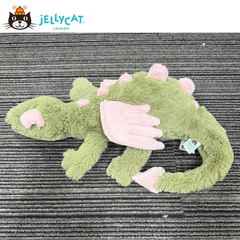 Jellycat Snow Dragon Large Plush Toy - 50cm, Super Soft White Dragon With Tags & Dust Bag