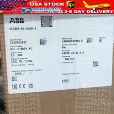 1PC New Original ABB ACS880-01-038A-3 18.5KW Inverter Via DHL/Fedex US Free TAX