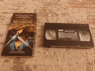 Princess Mononoke Anime VHS Tape Studio Ghibli Rare English Dubbed Version