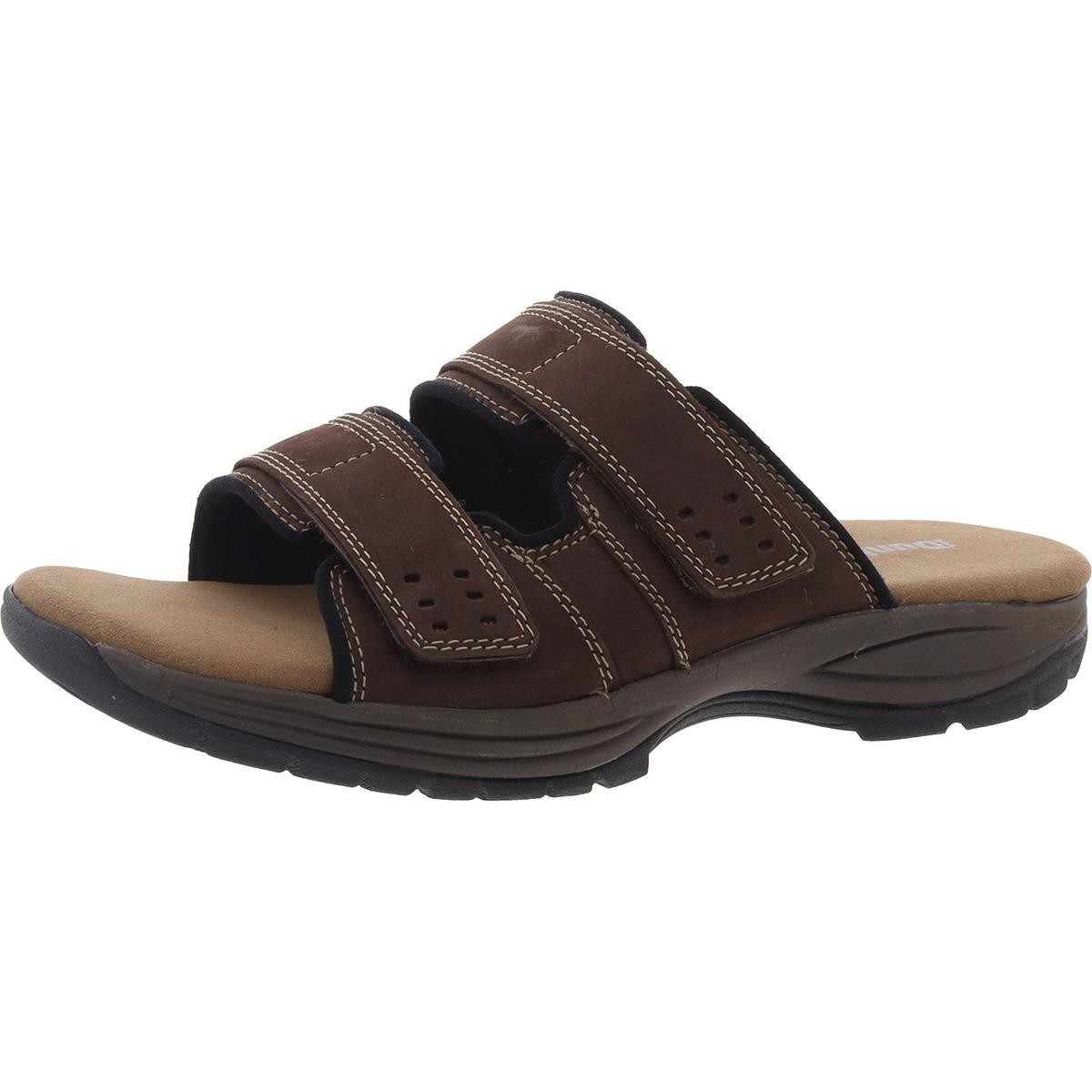 Мужские босоножки Dunham Newport Slide Brown Slide 11 очень широких 4E BHFO 8377 6390₽