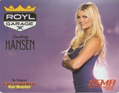2025 Courtney Hansen Royal Garage SEMA Show Hero Card