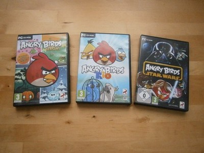 Angry Birds, 3 Spiele CDs, Rio, Star Wars und Seasons, mit OVP, Code usw.