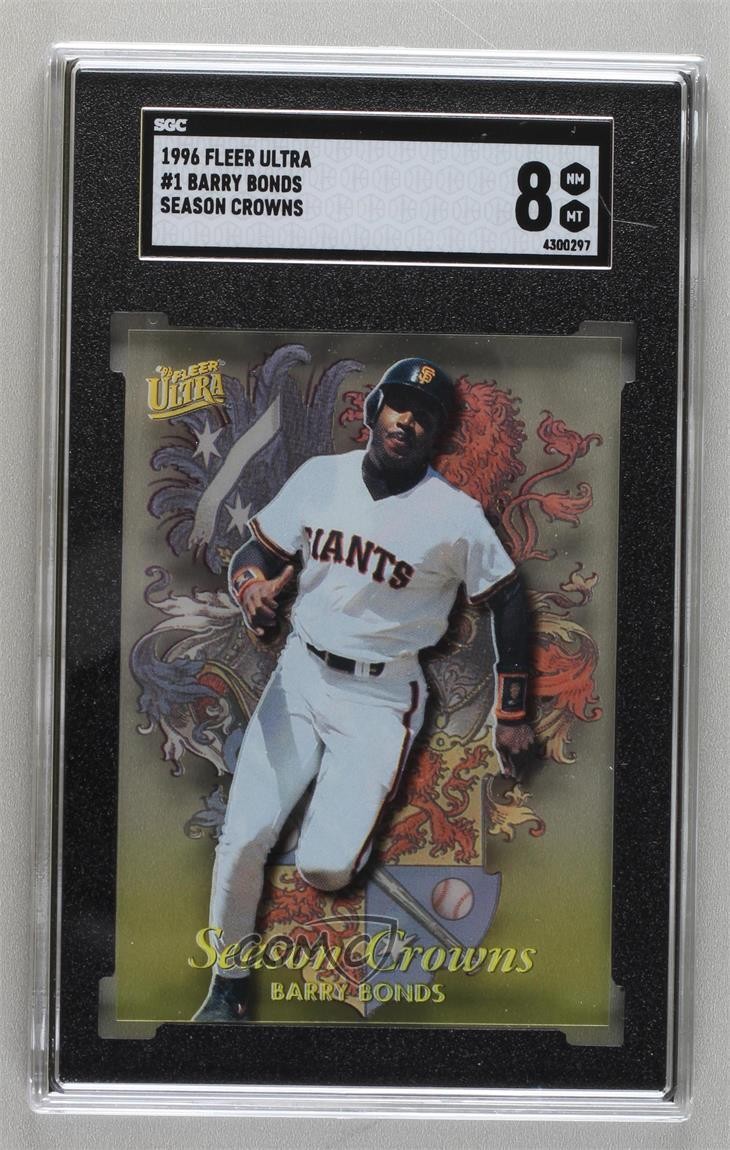 1996 Fleer Ultra Season Crowns Barry Bonds #1 0i39