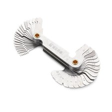 Professional Thread Gauge, 3in1 Thread Pitch Gauge Metric 60 , Whitworth 55  ...