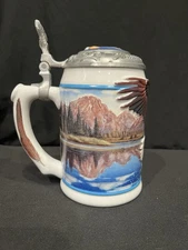 Anheuser Busch Beer Stein "The American Bald Eagle" 1998