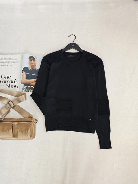 Women Diesel Sweater Black  M