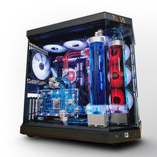 WATER COOLED GAMING PC VIXIA CUSTOM RTX 4080 INTEL i7 14700K NVME 2TB DDR5 BLACK