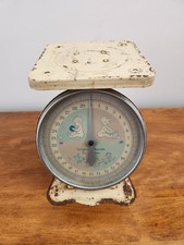Vintage Family Baby Nursery Scale Bath Decor Old Patina Works 30 Lbs Antique