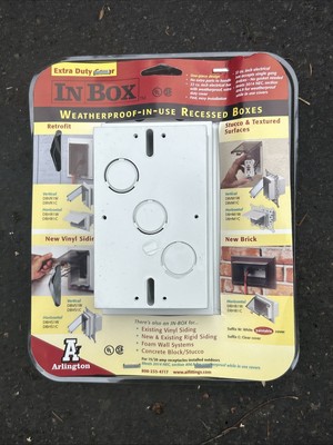 Arlington  IN BOX CPI102 Vertical Weatherproof Electrical Box W/ Cover