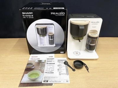 SHARP Healsio Tea Maker TE-GS10A-W White PRESO Function 100V Only w/BOX Used