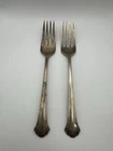 New Listing2pc Towle CHIPPENDALE Sterling Silver Salad Forks - 76g - No Monogram
