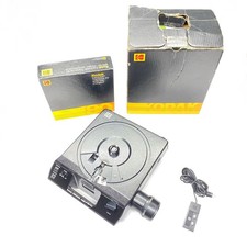 Vintage KODAK Carousel 4400 Slide Projector, Slide Tray 80, Box And Remote