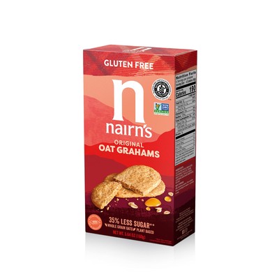 Nairn's Gluten Free Oat Grahams High Fiber Snack 5.64 Ounce Pack Perfect for ...