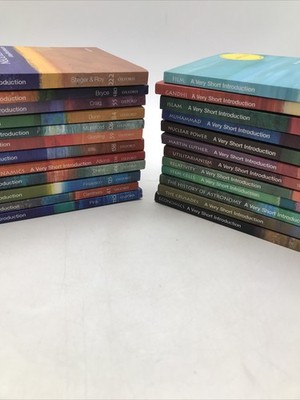 Lot 24 Paperback Books A Very Short Introduction Series Oxford University Press