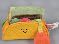 Melissa  Doug Baby Toy Soft Taco Fill  Spill 7.5" 6 Months