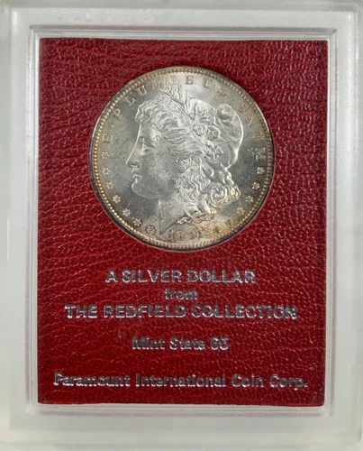 1891-S $1 Silver Morgan Dollar The Redfield Collection MS Mint State Condition