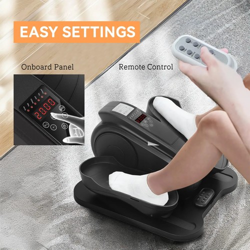 Mini Under Desk Elliptical Trainer Machine Bike Pedal Foot Exercise Home Workout - Picture 3 of 11