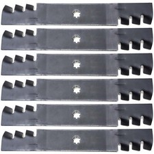 6PK Mulching Blades 48" for John Deere GX21784 LA145 LA140 LA165 X140 D140