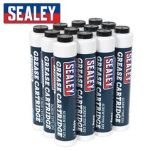 Image of Sealey SCS107 SCREW-ON -EP2 Lithium Grease Cartridge - Multi-Purpose 400g Tube
