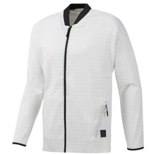 Reebok Bomber Jacket. Men's . NWT. XLarge. White. Black. Lightweight. - Picture 2 of 8
